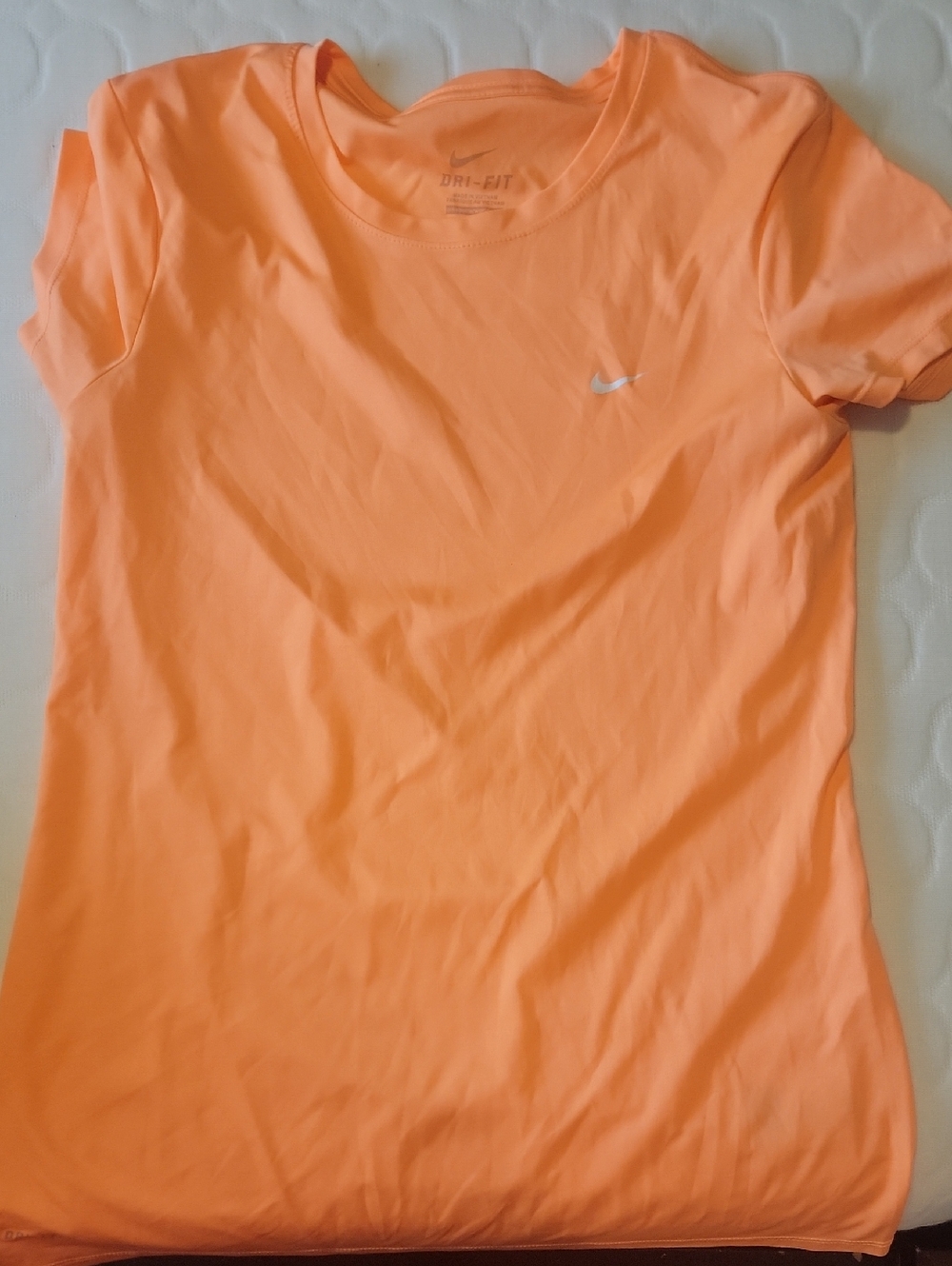 Nike Orange Women's Short-Sleeve Crew Tee